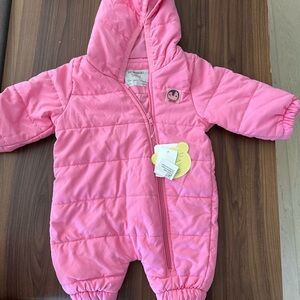 Cozy Pink Hooded Footie for Kids
